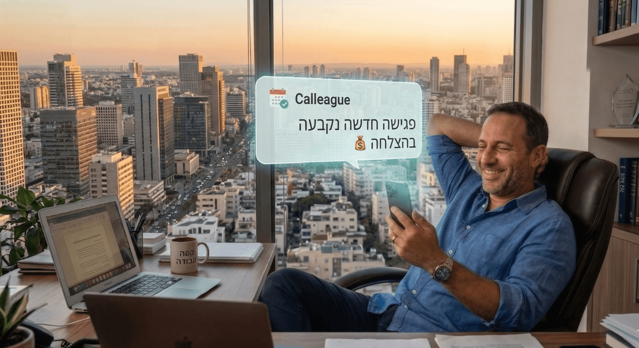Calleague עובד בשבילך